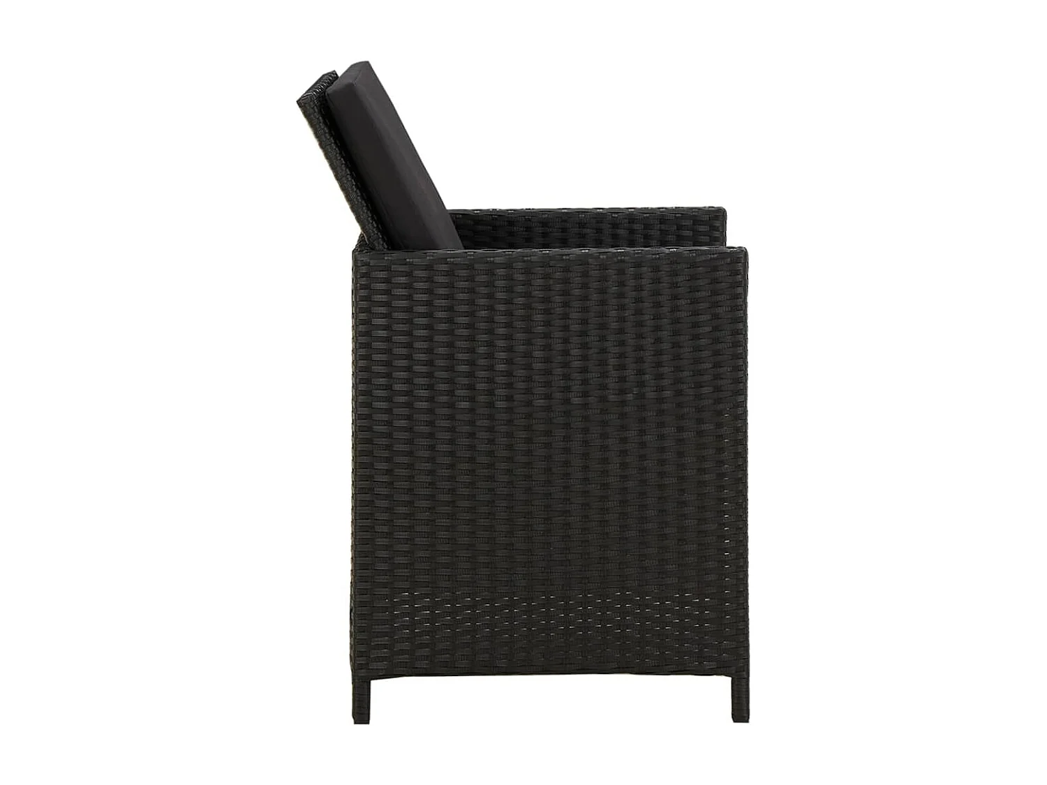 Prolenta Premium -  3-delige Tuinset met kussens zwart