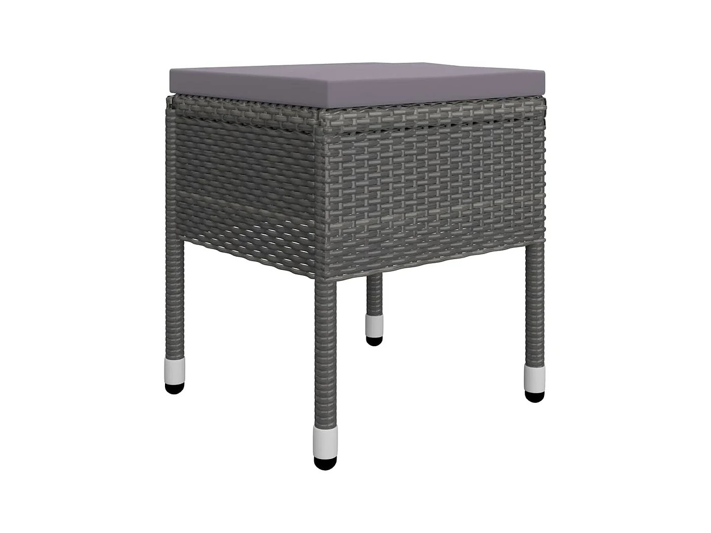 Nesira  Ensemble à manger de jardin 7 pcs Gris