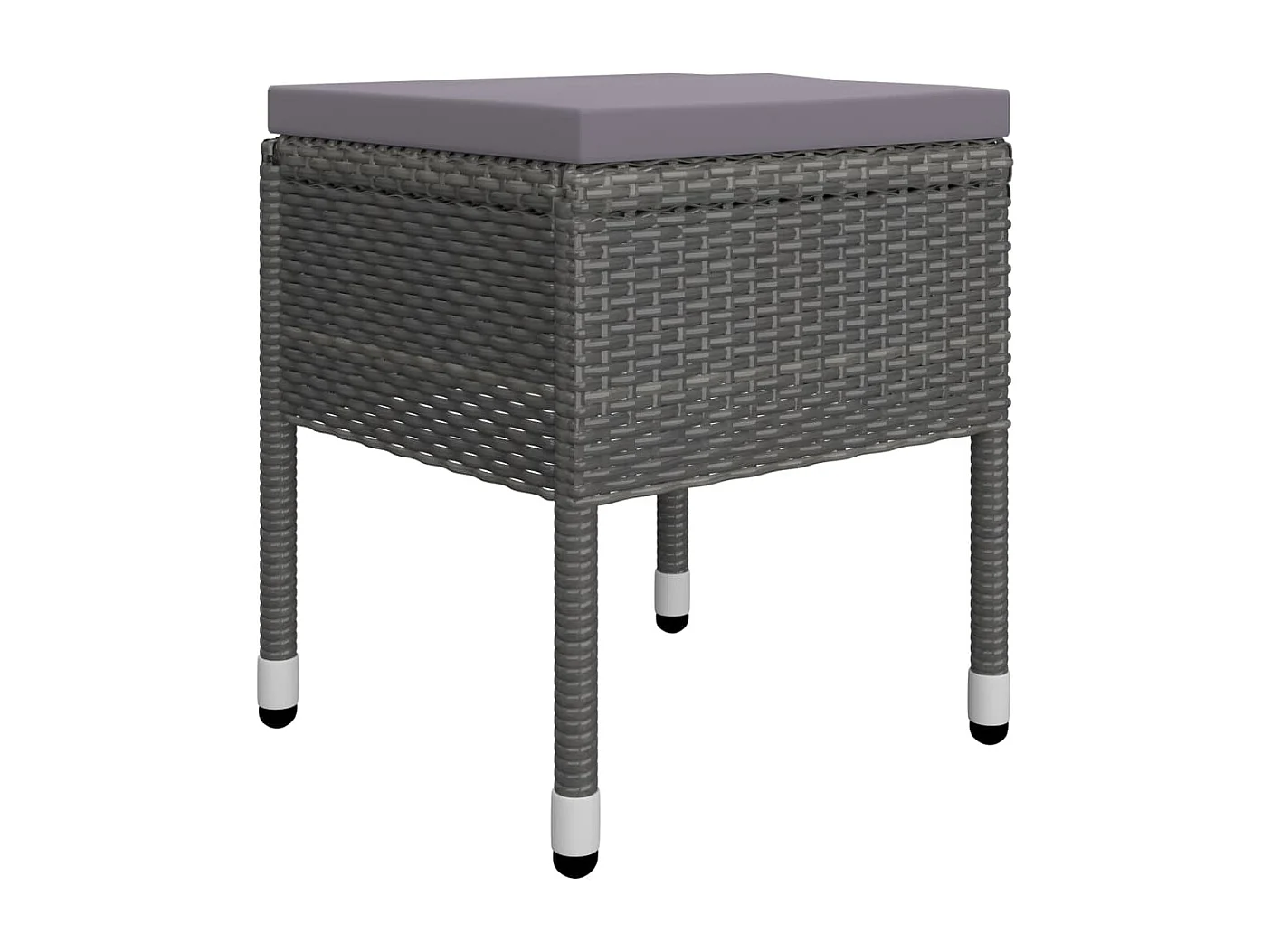 Nesira  Ensemble à manger de jardin 7 pcs Gris