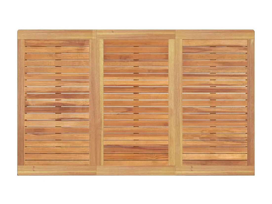 Birgit  Ensemble à manger de jardin 3 pcs Bois de teck massif