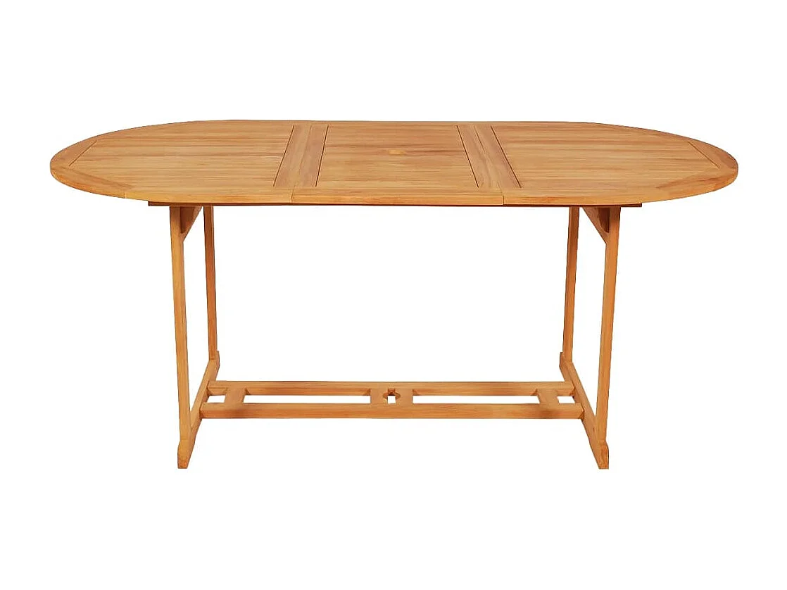 Kari  Ensemble à manger de jardin 7 pcs Bois de teck massif