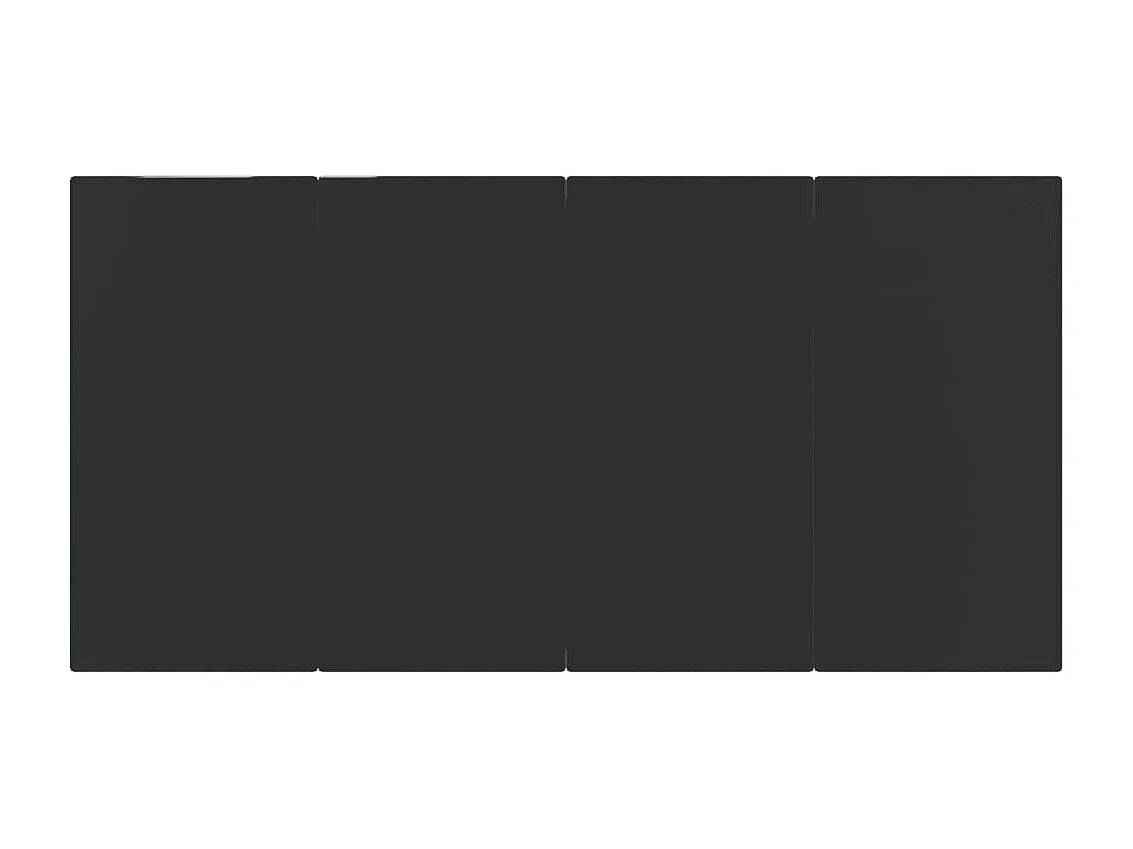 Wendell  Ensemble à manger de jardin 7 pcs Noir Rotin PVC