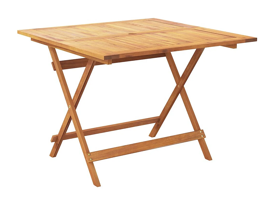 China Grove  Ensemble à manger de jardin 5 pcs motif de feuilles tissu bois