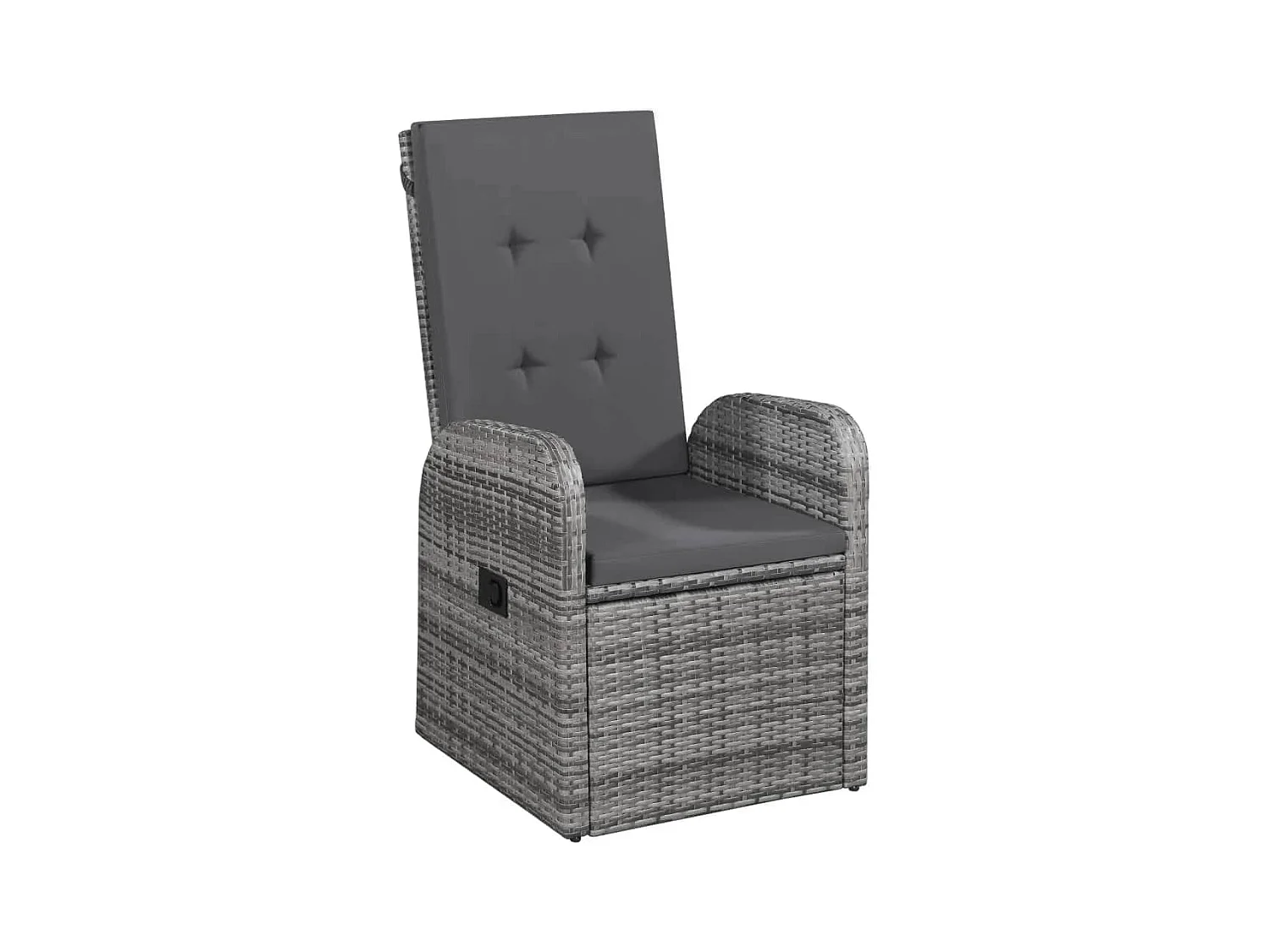 Stubbekøbing  Ensemble à manger de jardin avec coussins 7 pcs Gris