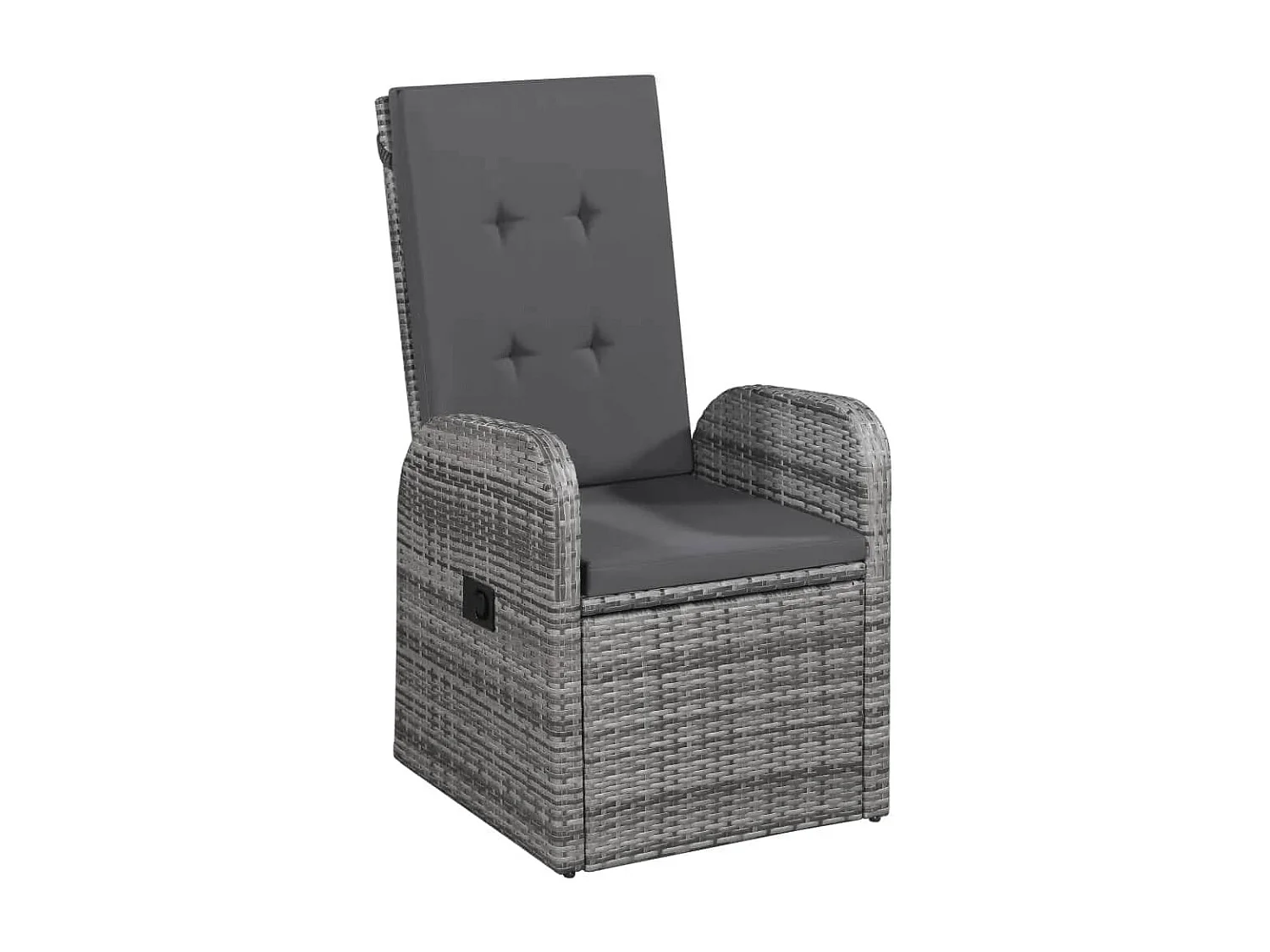 Stubbekøbing  Ensemble à manger de jardin avec coussins 7 pcs Gris