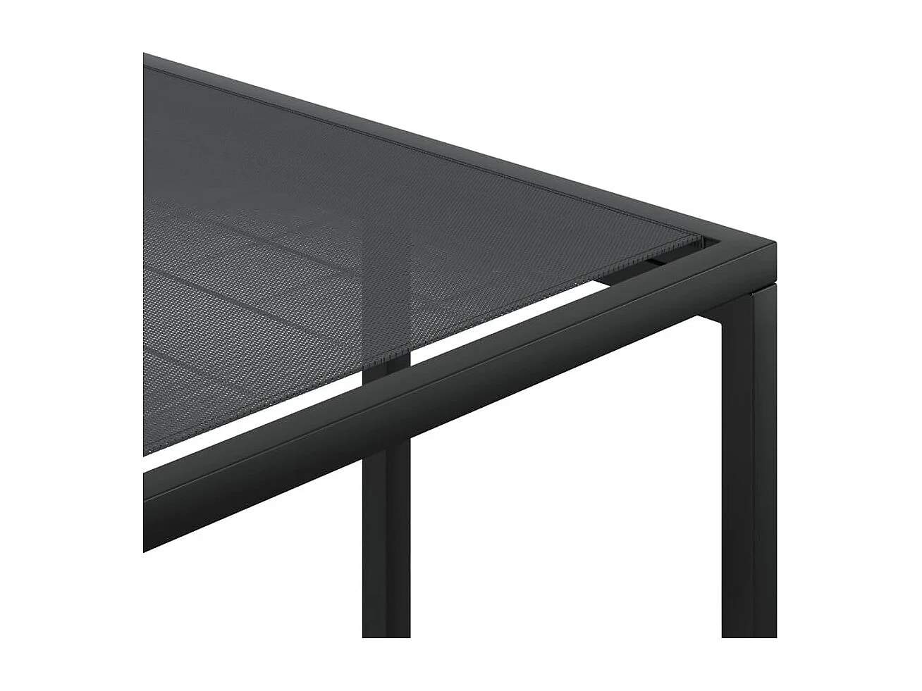 Sophie Rae  Ensemble à manger de jardin 13 pcs noir textilène