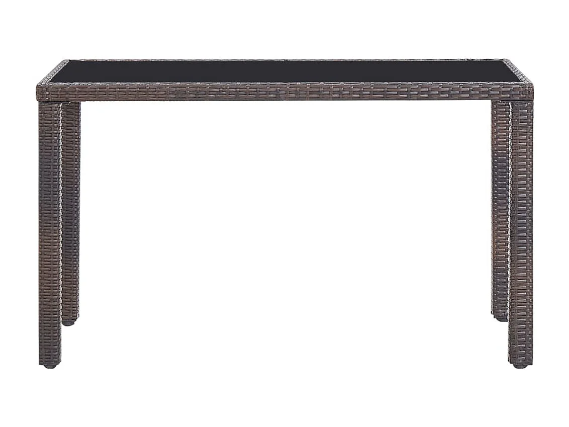 Chenoa  5-delige Tuinset met kussens poly rattan bruin