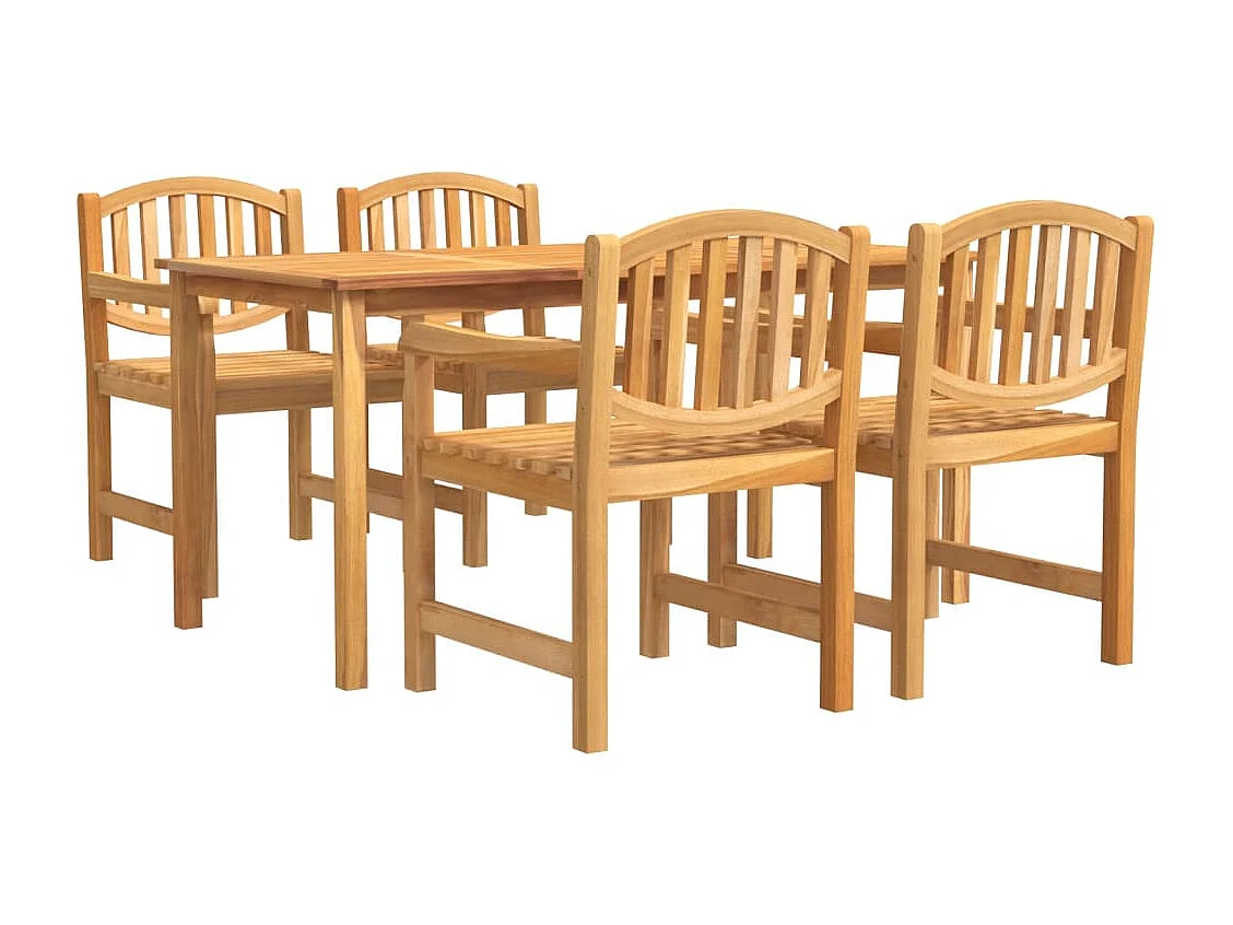 Prolenta Premium -  5-delige Tuinset massief teakhout