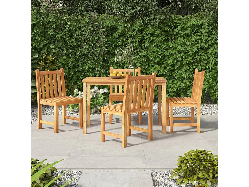 Prolenta Premium -  5-delige Tuinset massief teakhout