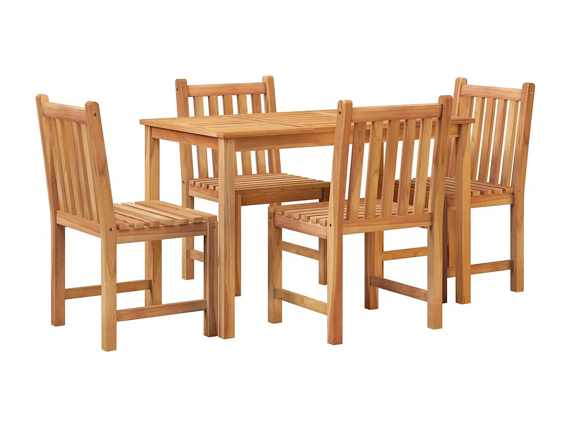 Prolenta Premium -  5-delige Tuinset massief teakhout