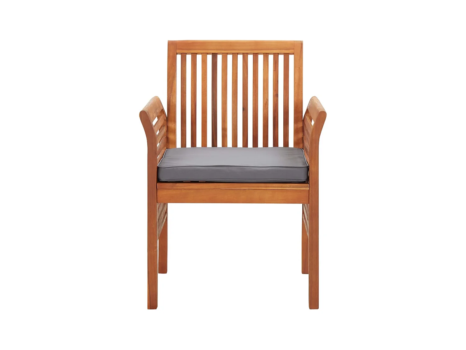 Xendar  Ensemble à manger d'extérieur 3 pcs et coussins Acacia solide