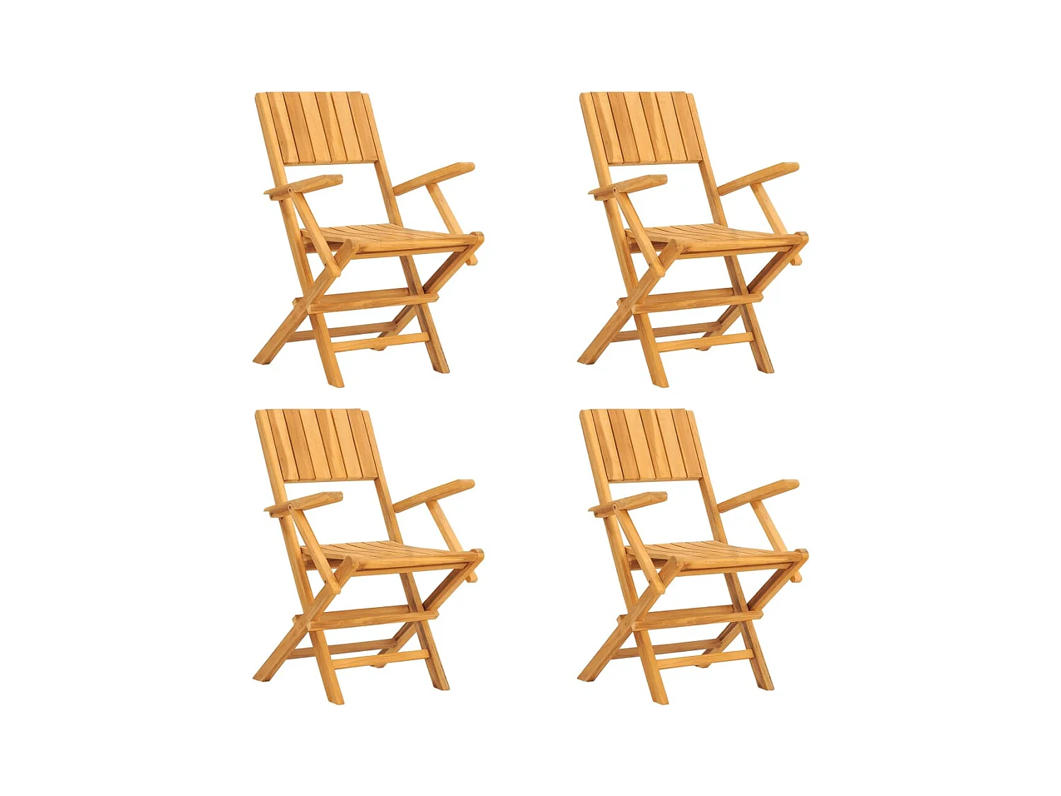 Atherton  Ensemble à manger de jardin 5 pcs Bois de teck massif