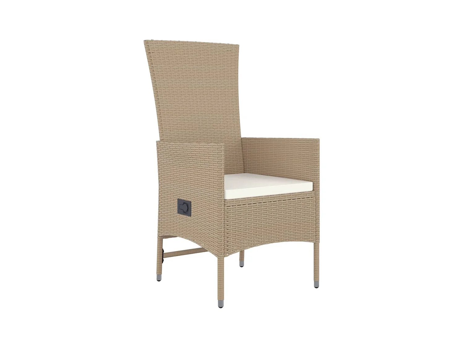 Briena  3-delige Tuinset met kussens poly rattan beige