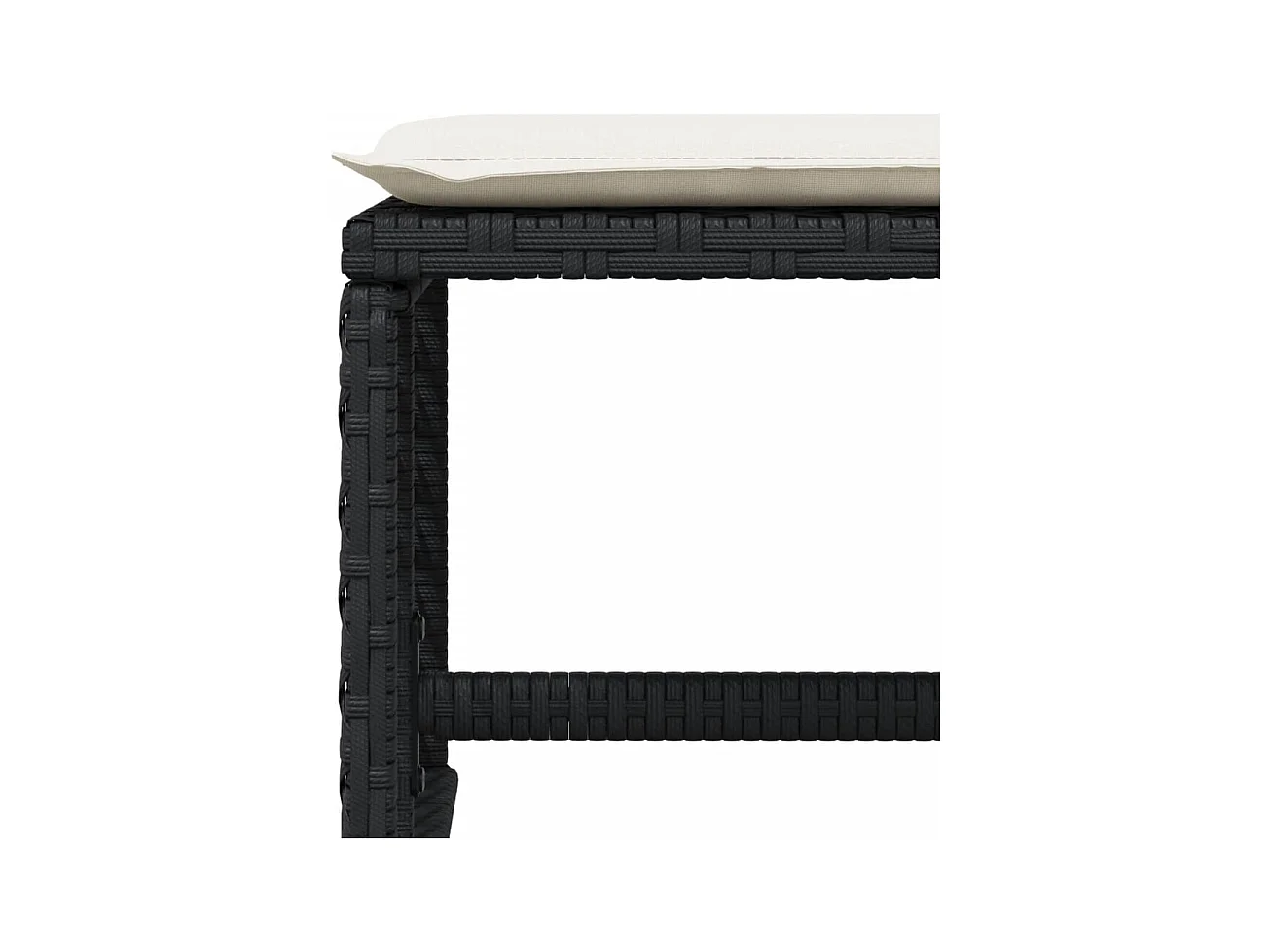 Lubbeek  13-delige Tuinset met kussens poly rattan zwart