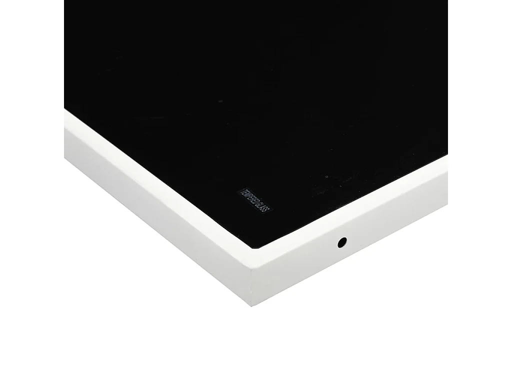 Williamstown  Ensemble à manger de jardin avec coussins 17pcs blanc textilène