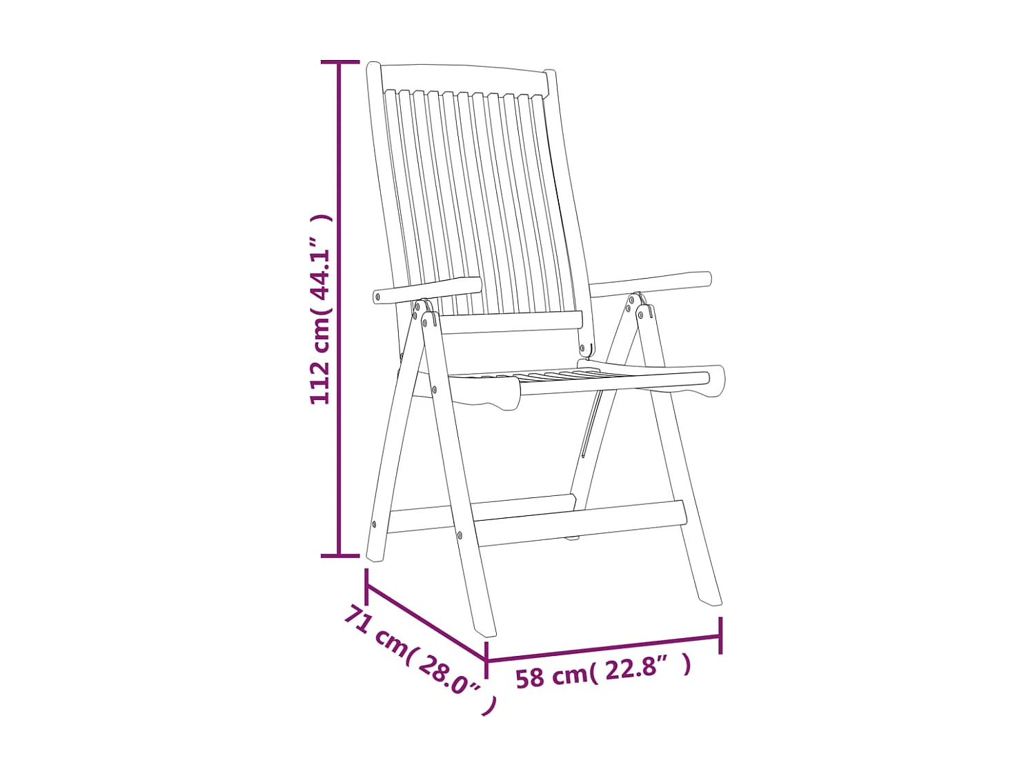 Ariosto  7-delige Tuinset massief eucalyptushout
