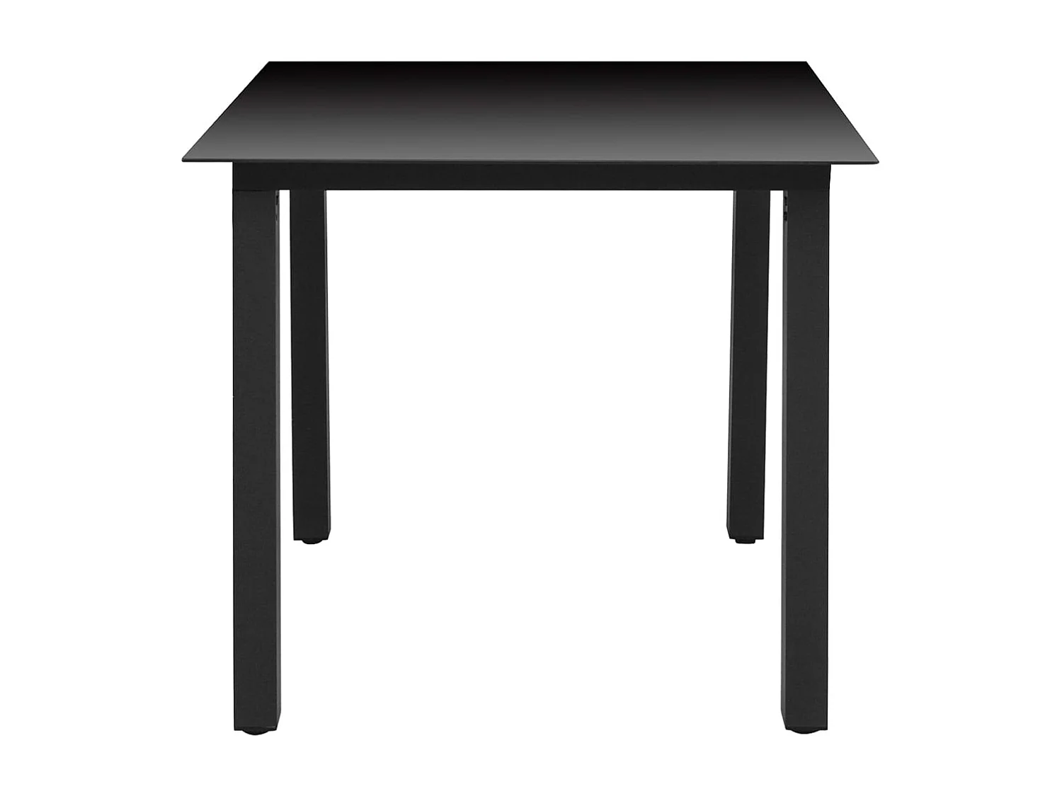 Rick Mason  Ensemble à manger de jardin 5 pcs noir