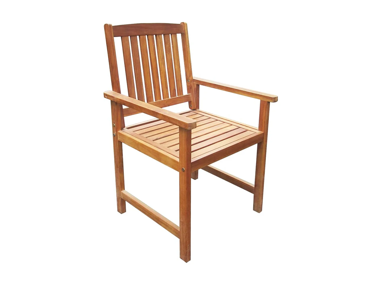 Polina  Set de comedor de jardín 7 piezas madera maciza de acacia