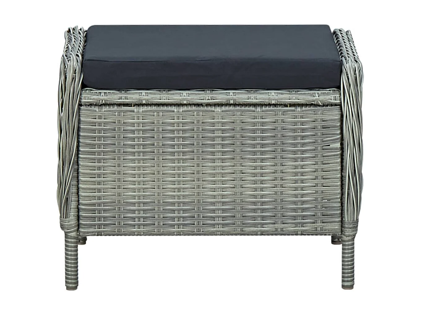 Jorvild  Ensemble à manger de jardin 5 pcs Gris clair