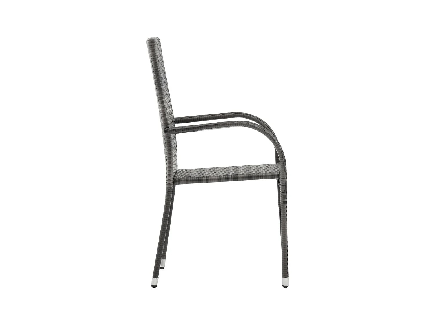 Stoughton  Ensemble à manger de jardin 9 pcs Gris et noir