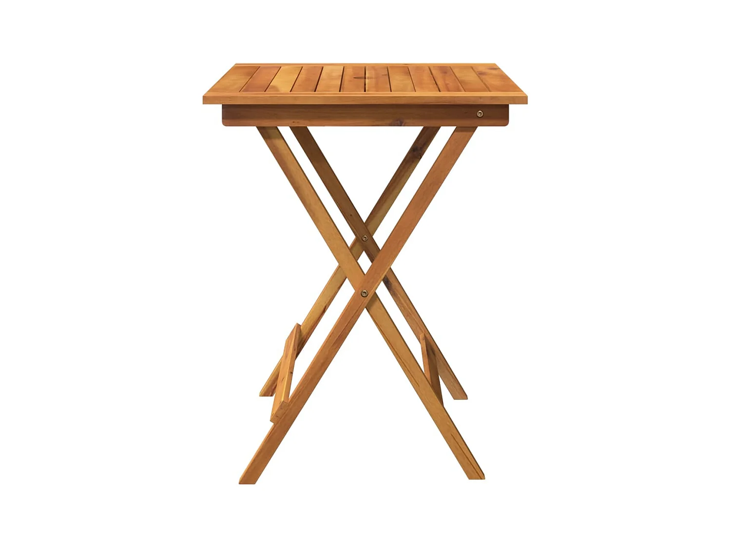 Aghaboe  Ensemble à manger de jardin pliable 3 pcs Bois d'acacia solide