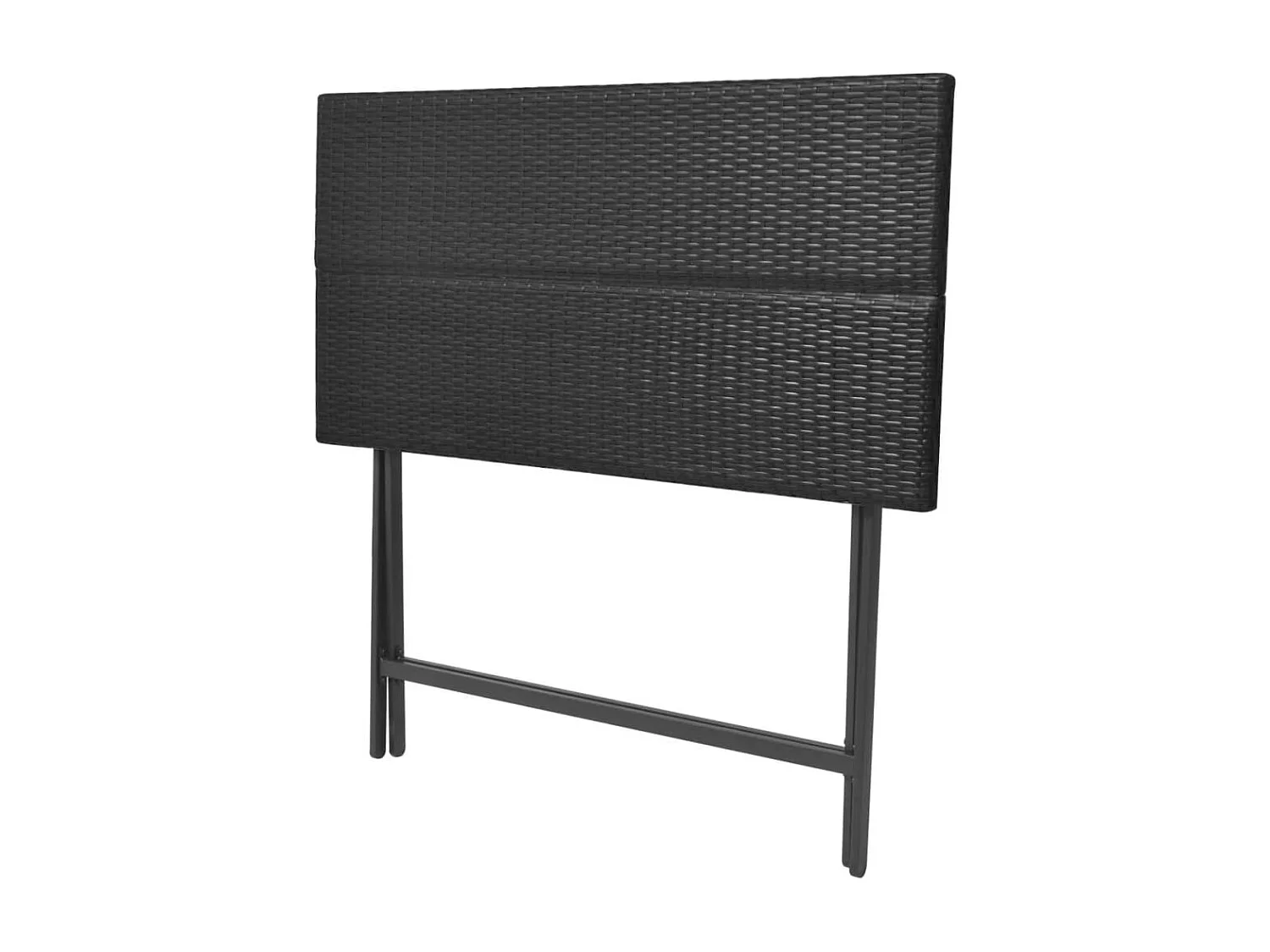 Ilyra  Ensemble à manger d'extérieur pliable 7pcs Acier Résine tressée