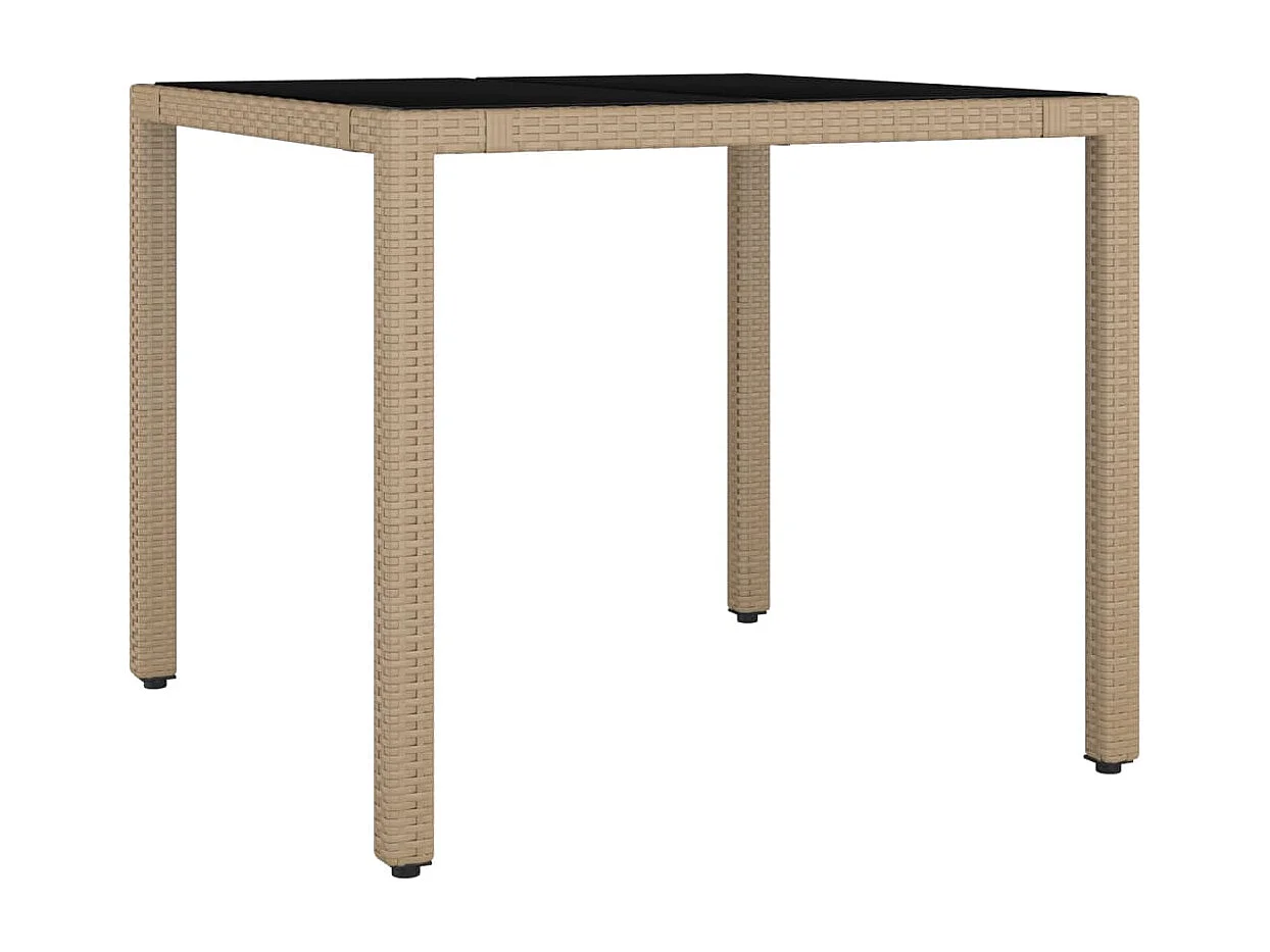 Colonial Pine Hills  5-delige Tuinset met kussens poly rattan beige