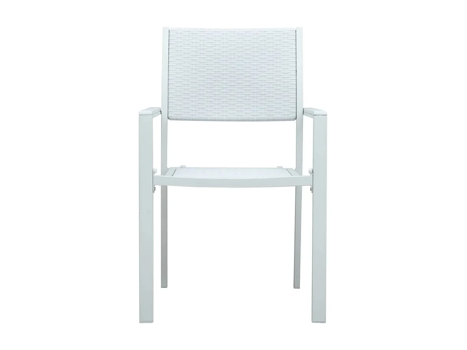 Vejby  Ensemble à manger de jardin 5 pcs Blanc