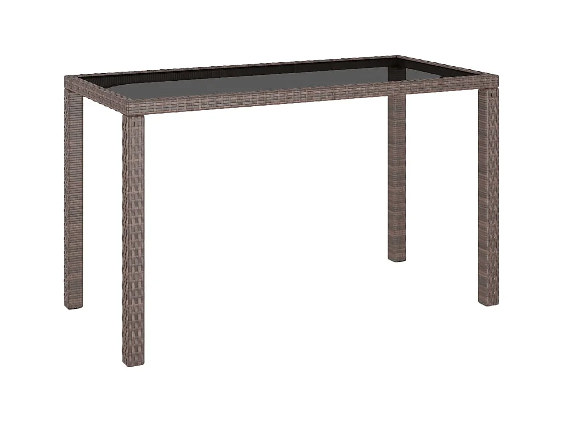 Sylara  6-delige Tuinset met kussens poly rattan bruin