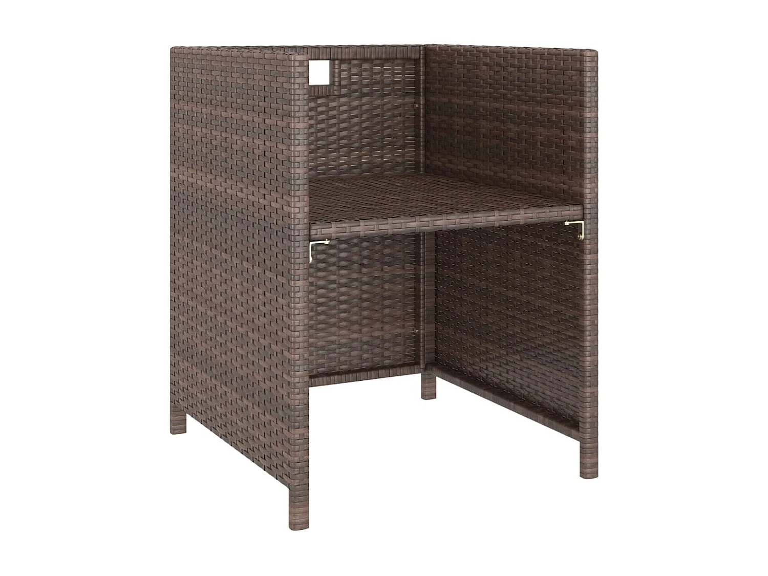 Sylara  6-delige Tuinset met kussens poly rattan bruin