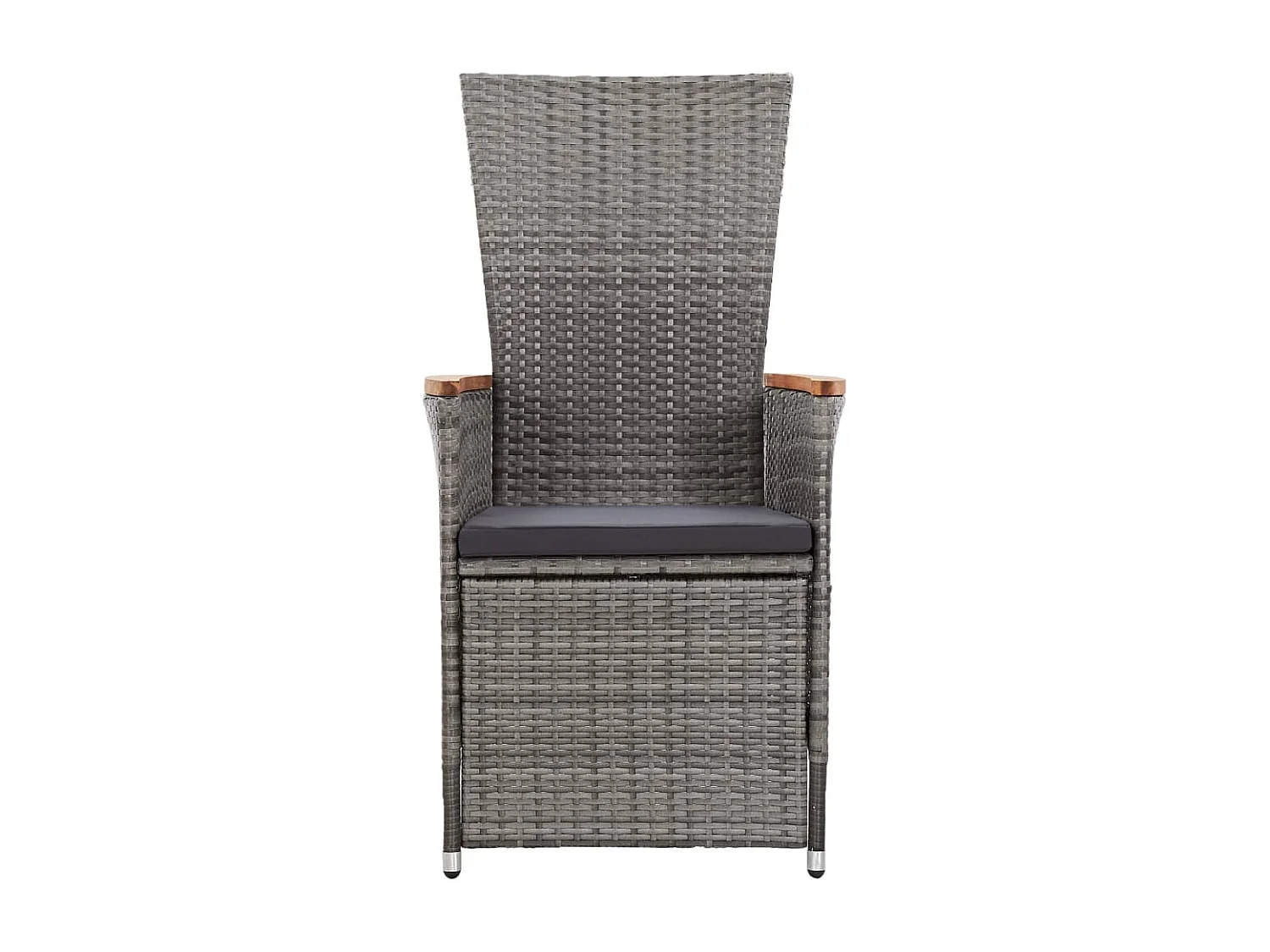 Florissant  Ensemble à manger de jardin avec coussins 7 pcs Gris