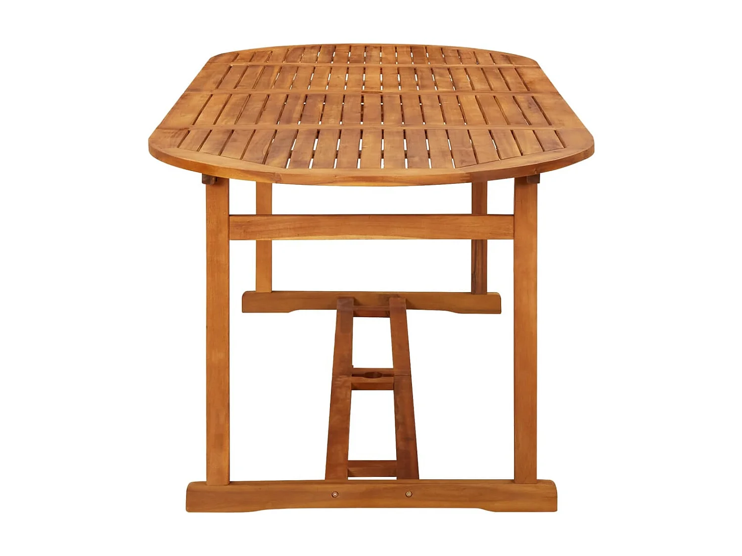 Jersey Village  Ensemble à manger de jardin 9 pcs 220x90x75 cm bois d'acacia