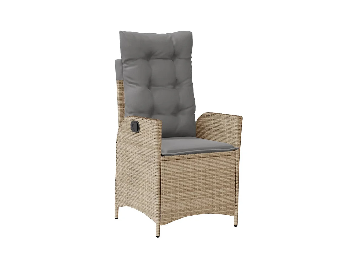 Emory  7-delige Tuinset met kussens poly rattan gemengd beige