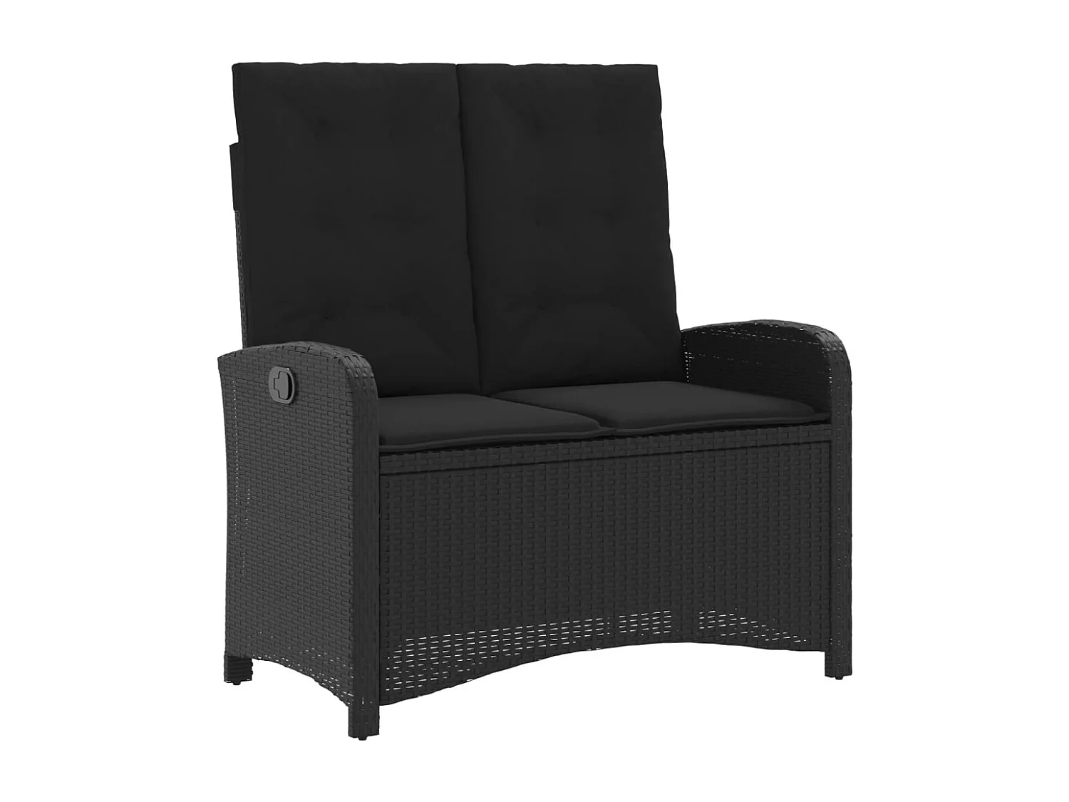 Abington  Ensemble à manger de jardin 4 pcs avec coussins noir