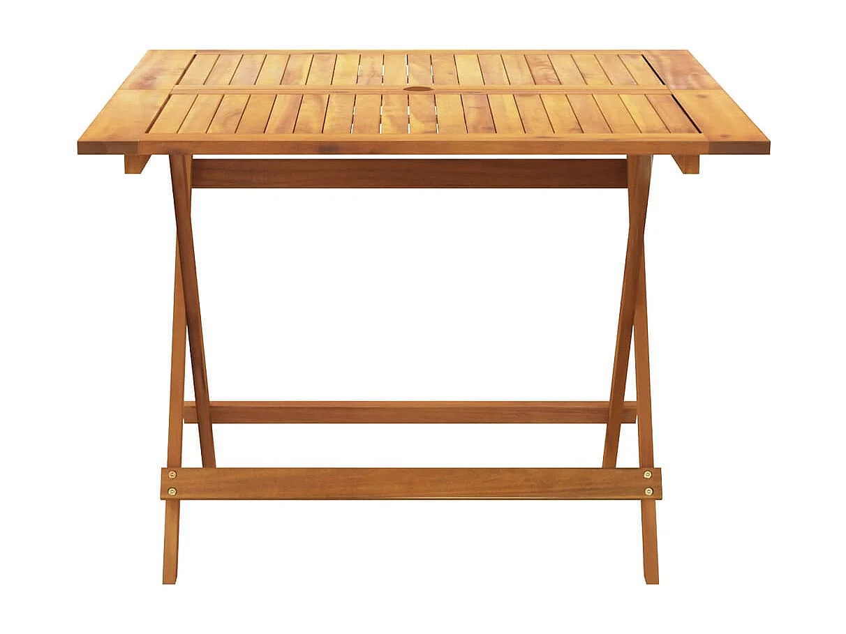 Holmsjö  5-delige Tuinset poly rattan en massief hout beige