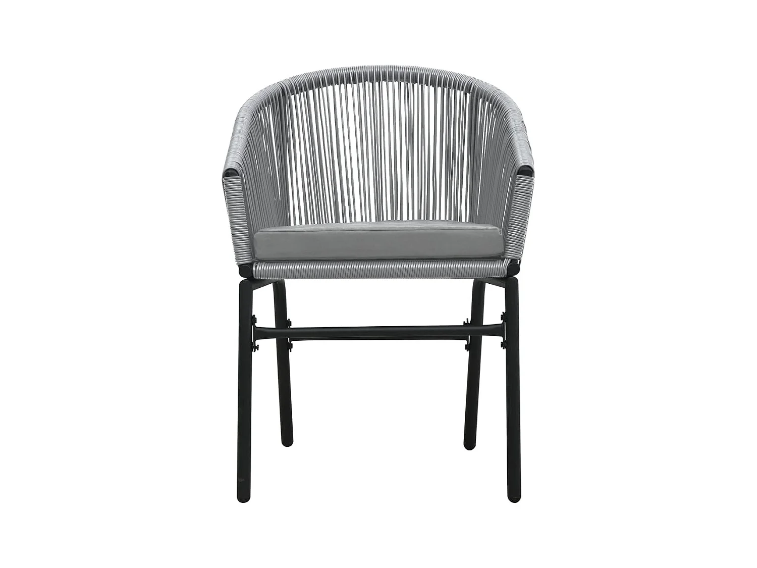 Florentin  Ensemble à manger de jardin 7 pcs Gris