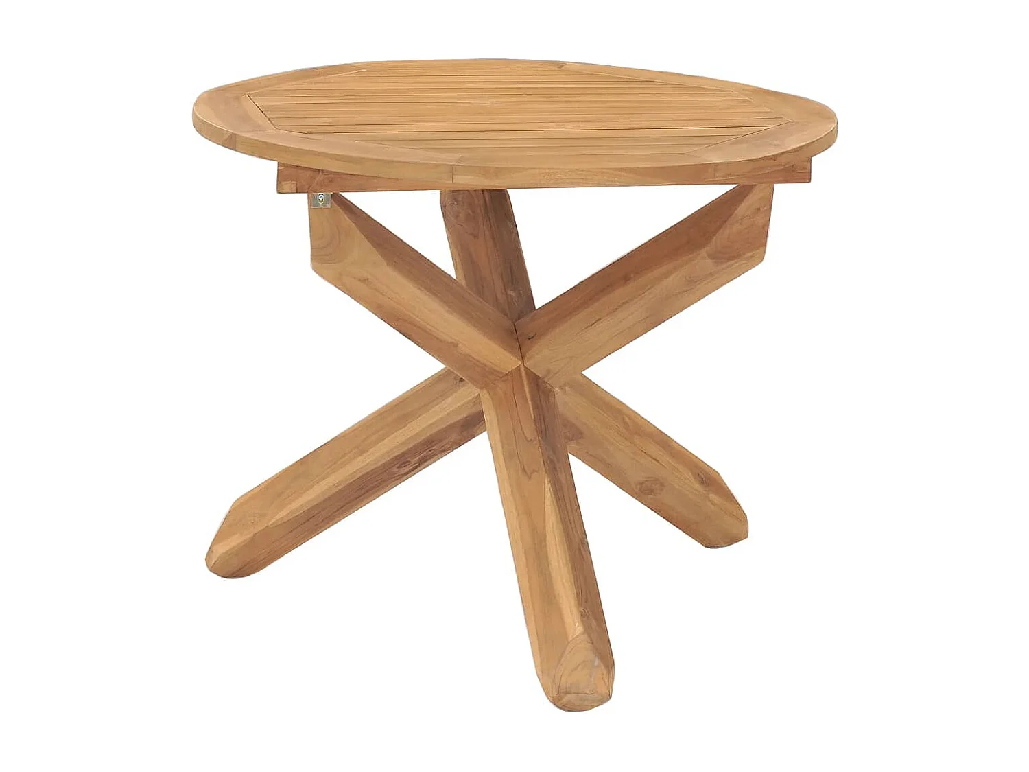 Eilven  Ensemble à manger de jardin 5 pcs Bois de teck massif