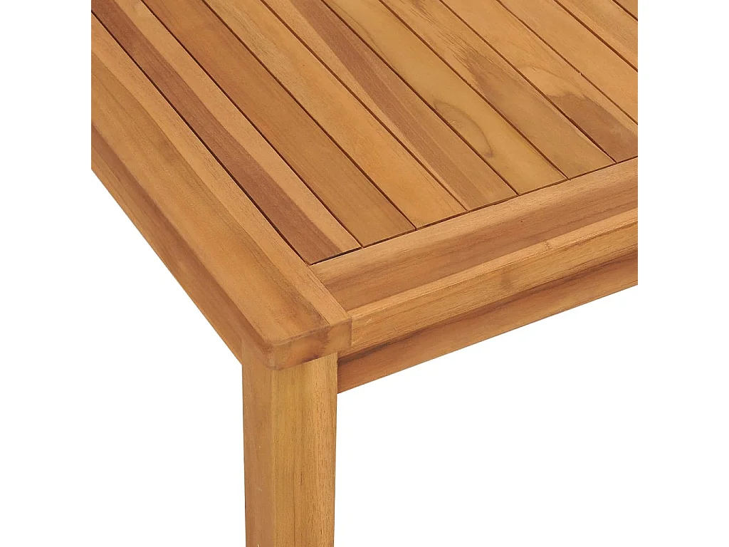 Toivo  Ensemble à manger de jardin 5pcs Bois de teck massif