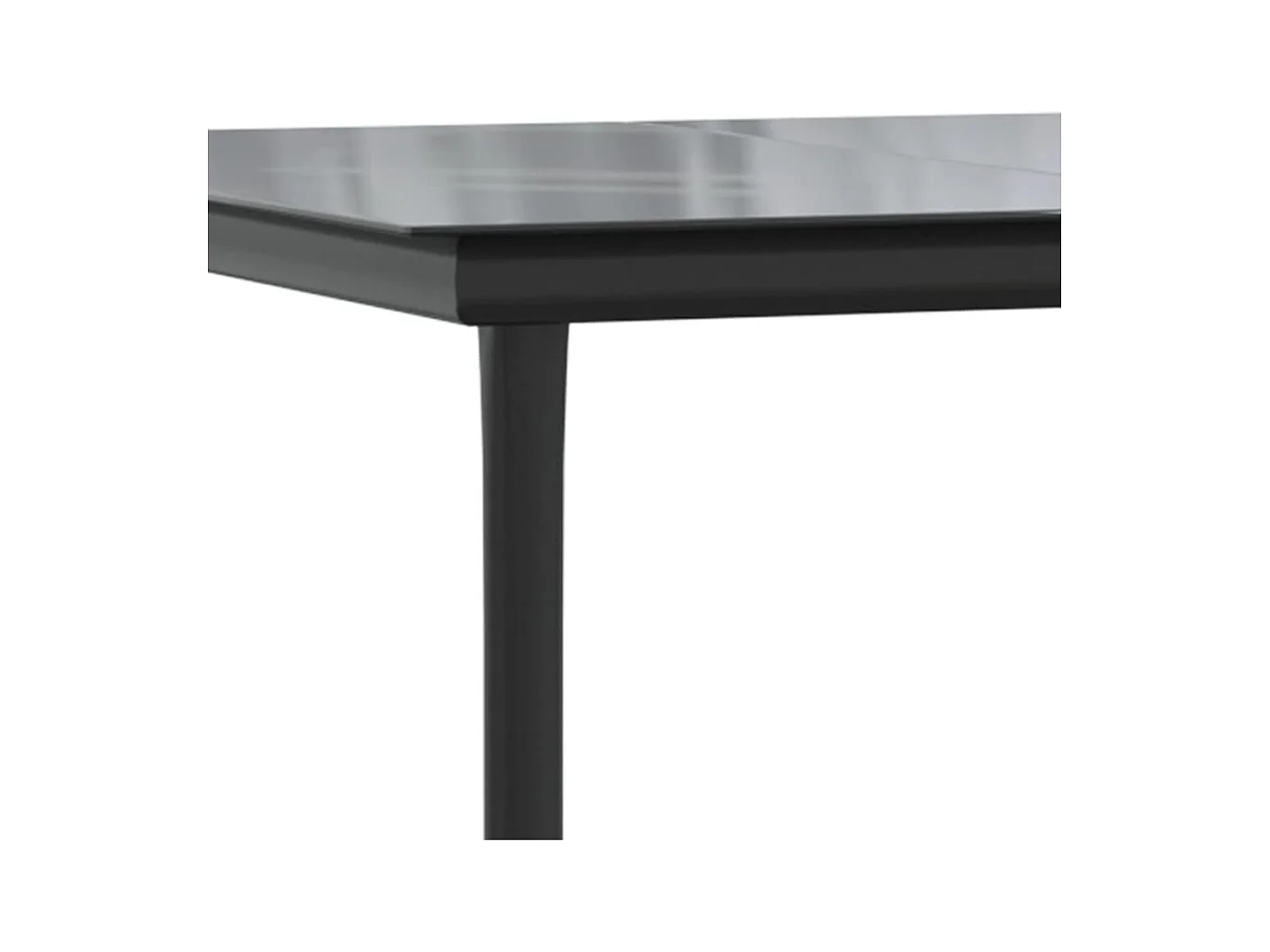 Derravon  Ensemble à manger de jardin avec coussins 3 pcs Noir