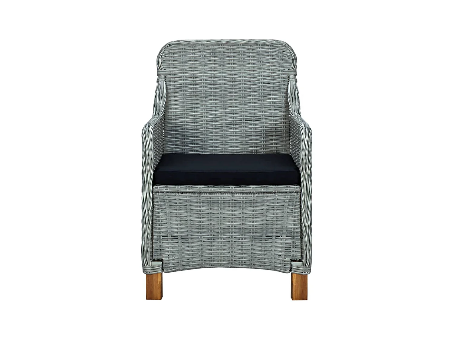 Abdullah  Ensemble à manger de jardin 9 pcs Gris clair