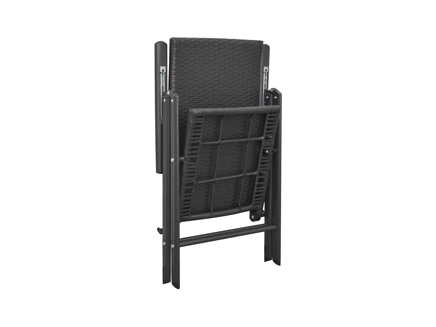 Garden Furniture -  Ensemble à manger de jardin 3 pcs noir