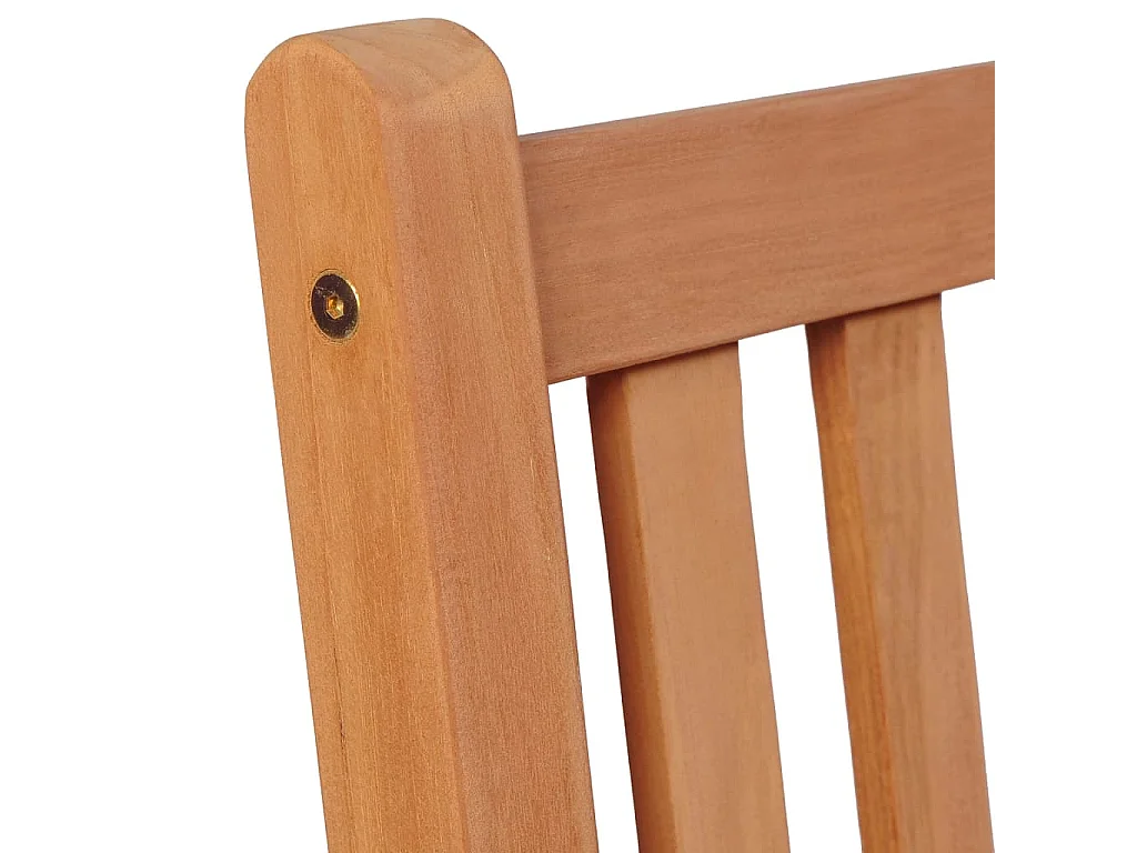 Kemale  Juego de comedor para jardín 5 piezas madera maciza de teca