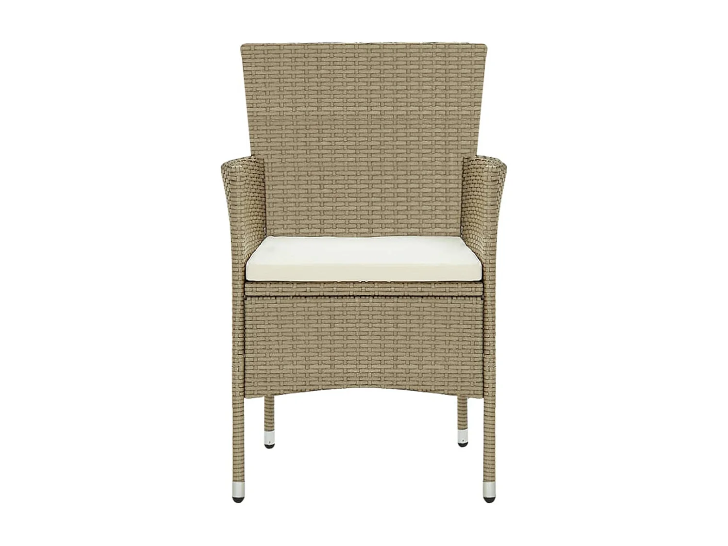 Ballywillin  Ensemble à manger de jardin 3 pcs Beige