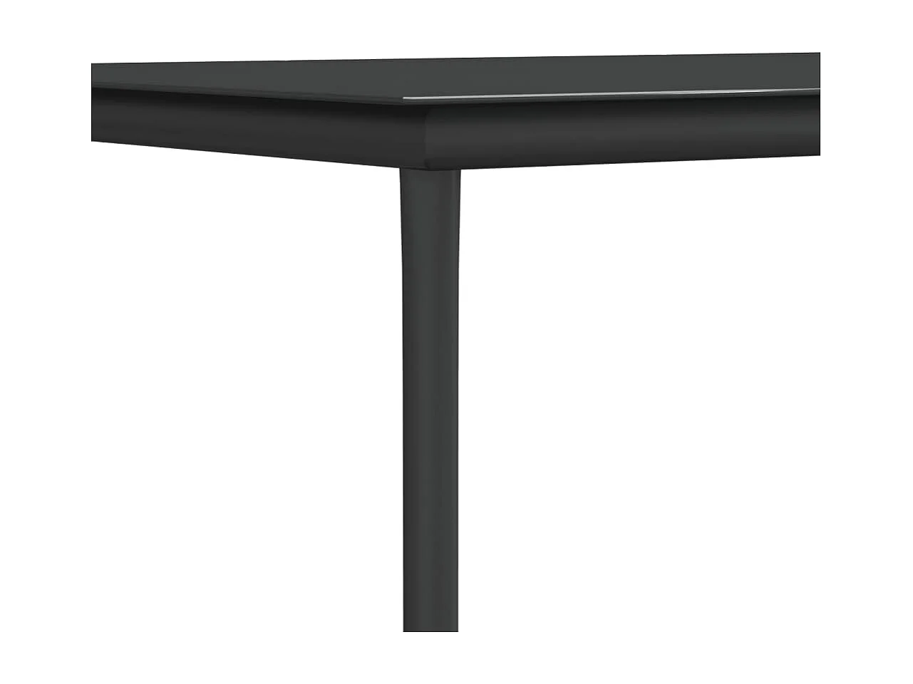 Tholen  Juego comedor jardín 5 piezas y cojines ratán sintético y acero