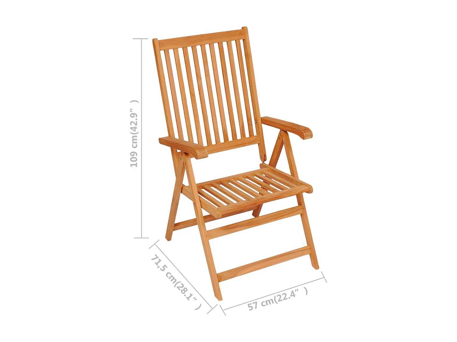 Arda  Ensemble à manger de jardin 5 pcs Bois de teck massif