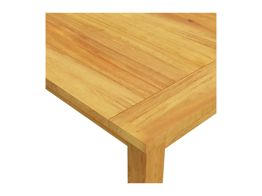 Benine  Ensemble à manger de jardin 5 pcs Marron