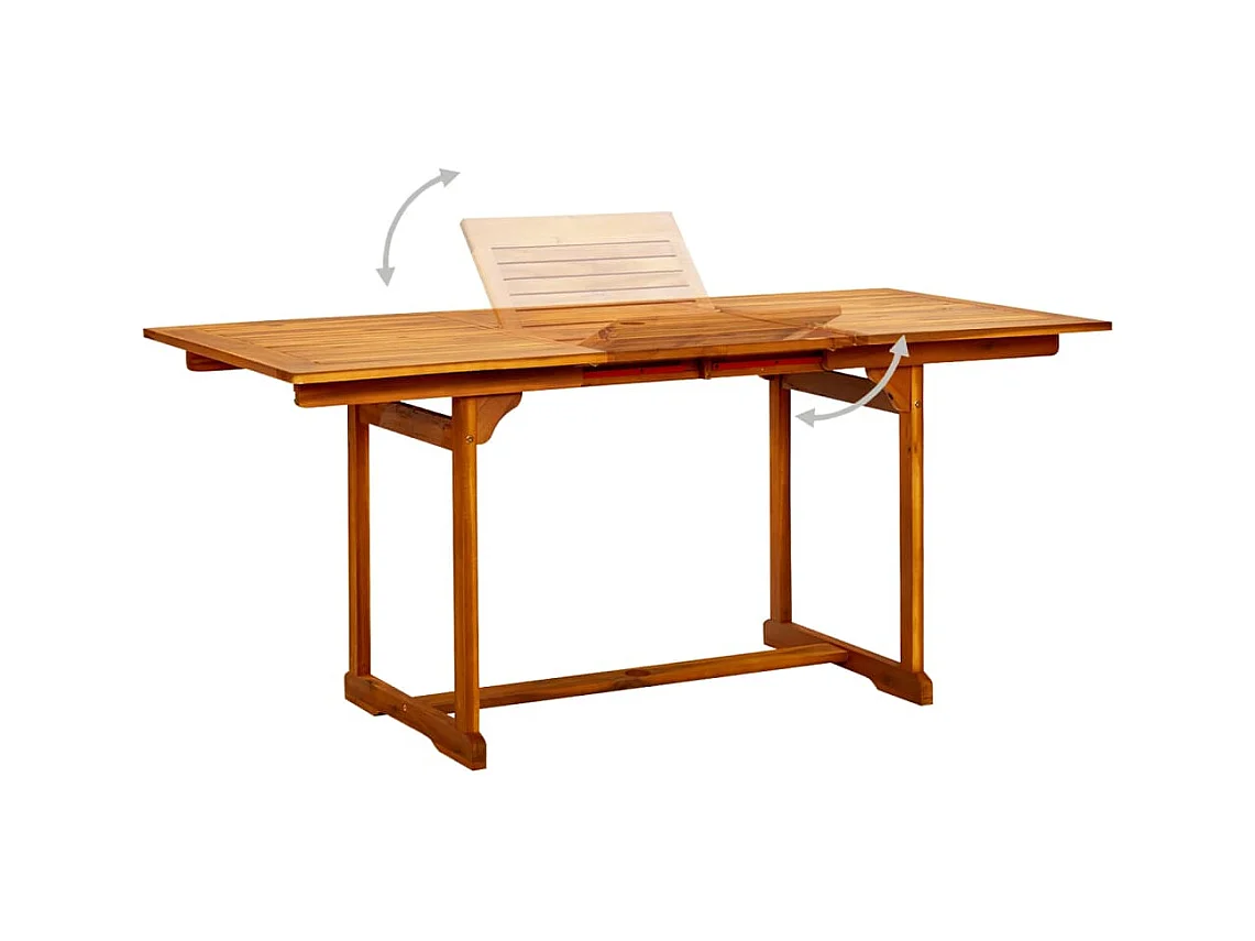 Sterre  Ensemble à manger de jardin 7 pcs Bois d'acacia massif