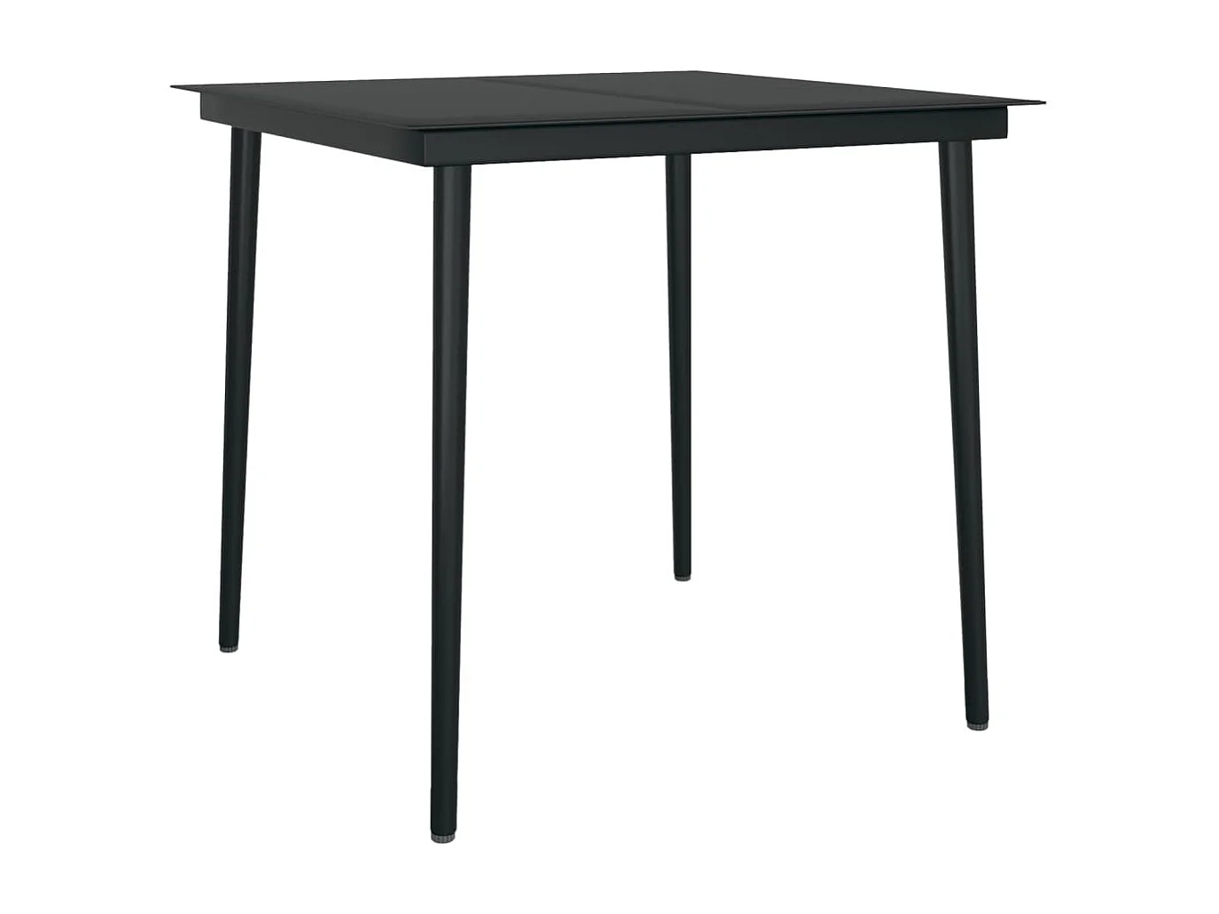 Carlinville  5-delige Tuinset met kussens poly rattan en glas