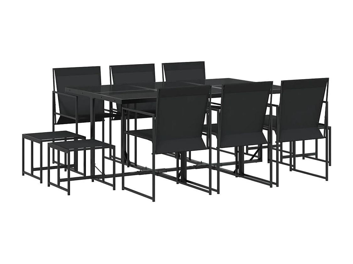 Sophie Rae  11-delige Tuinset textileen zwart