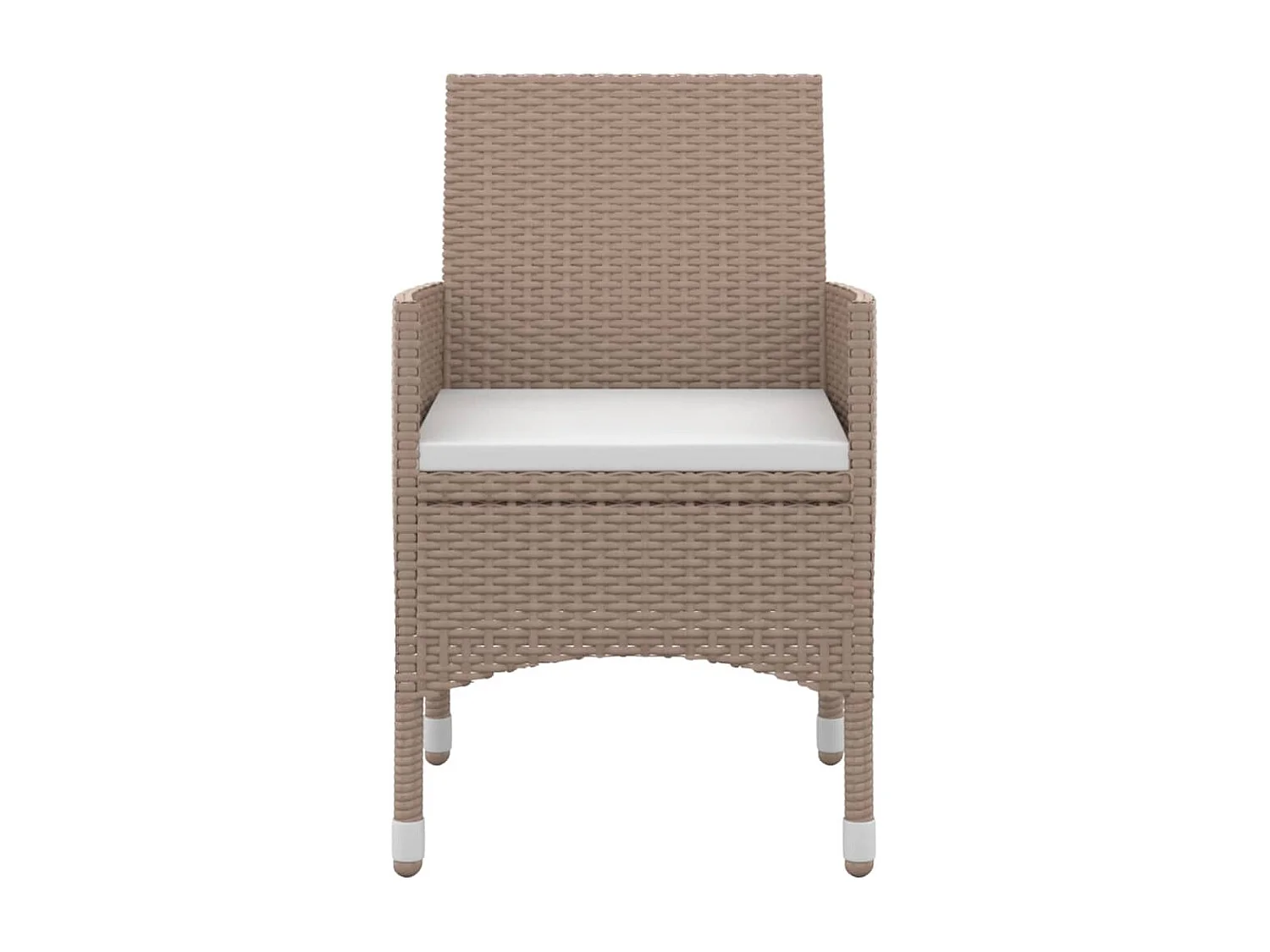 Prolenta Premium -  Ensemble à manger de jardin coussins 9 pcs Résine tressée Verre